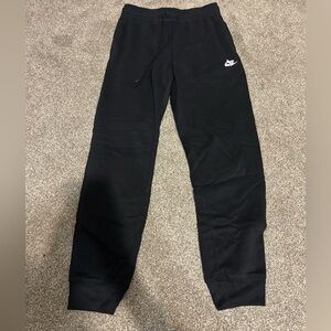 Nike Black Sweatpants with White Logo